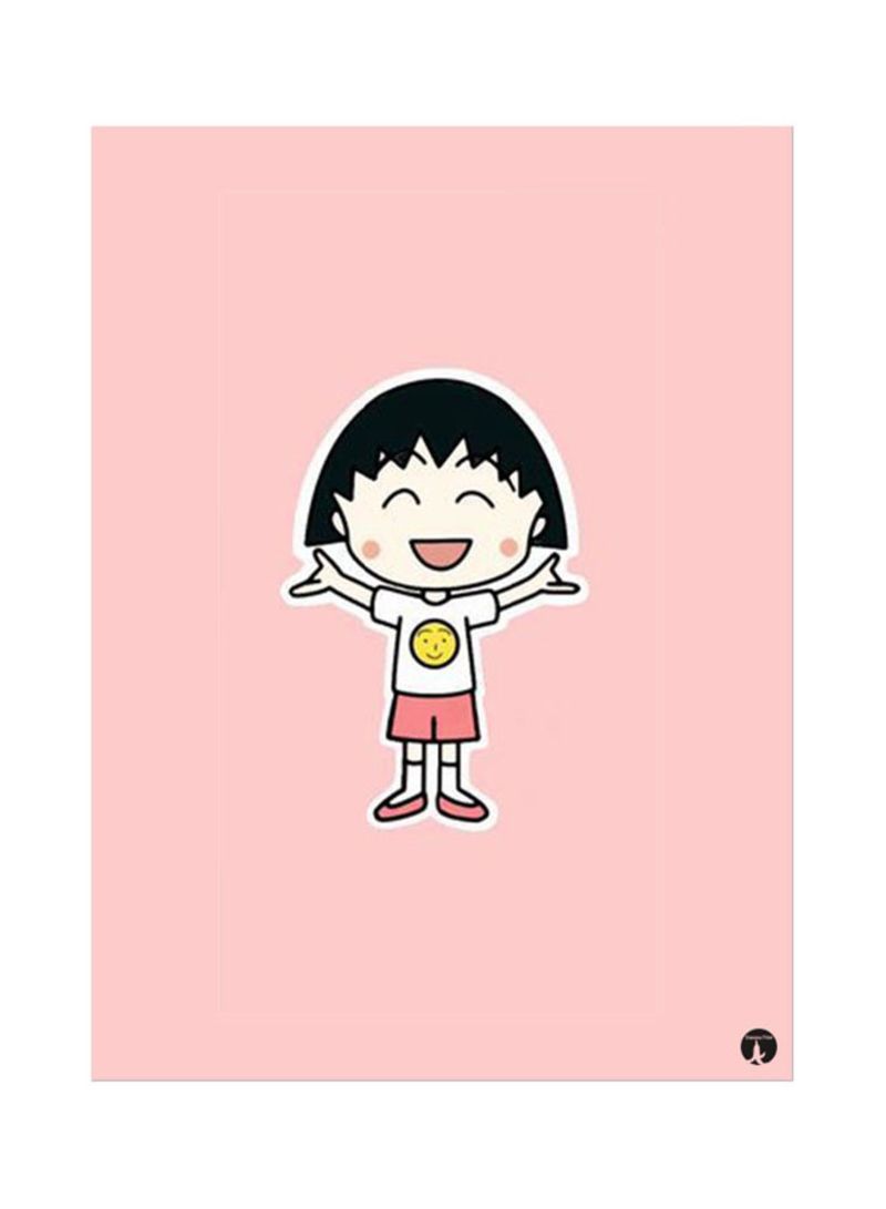The Anime Chibi Maruko-Chan Mouse Pad Pink