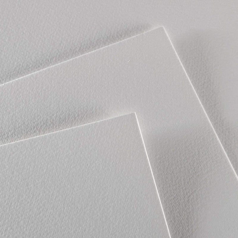 CANSON Montval Watercolor Paper 300 GSM 21 cm x 29.7 cm (Size A4) 10 Sheet Packet, Multicolour - Image 2