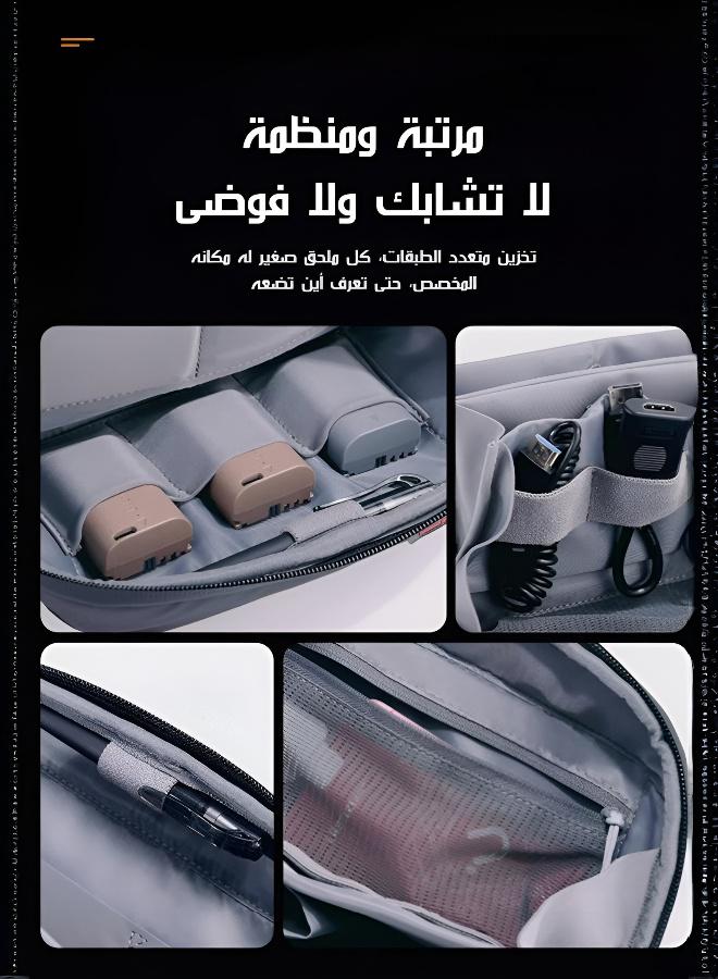 Travel-Friendly Large Capacity Digital Device Organizer Bag - Image 4