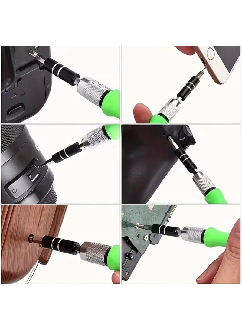 مجموعة مفكات دقيقة 32 في 1، 30 قطعة، مفك براغي صغير محمول مغناطيسي برأس فيليبس مسطح - Image 4