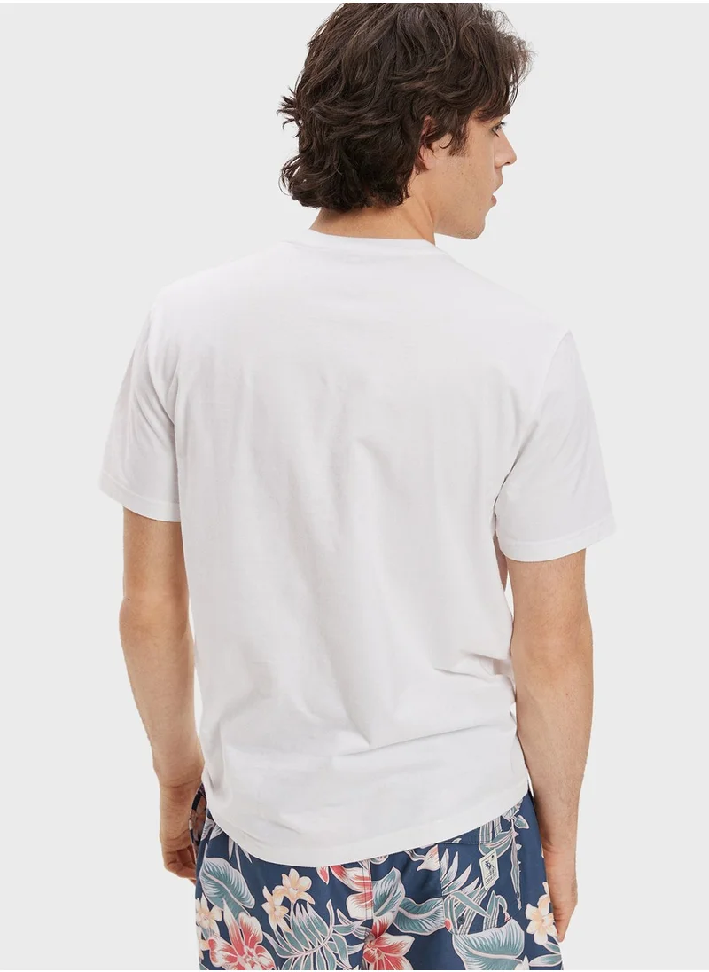 امريكان ايجل Logo Graphic Crew Neck T-Shirt