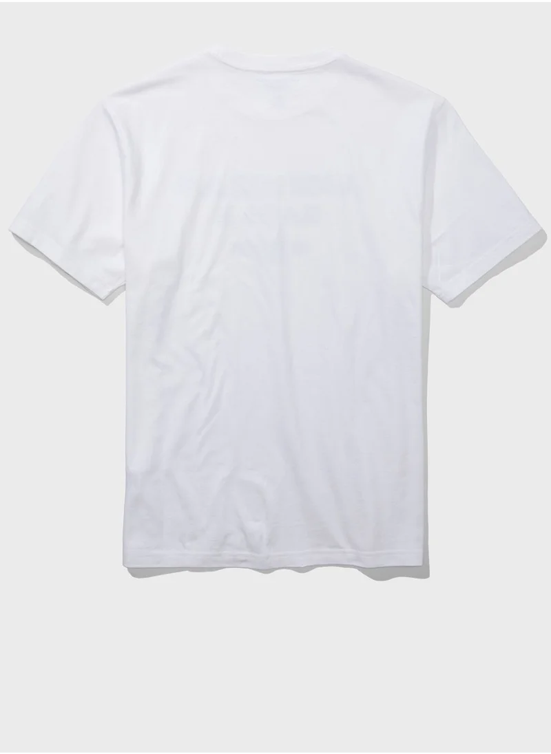 امريكان ايجل Logo Graphic Crew Neck T-Shirt