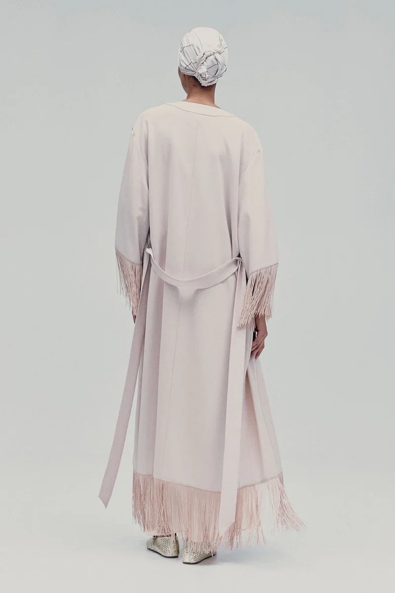 H&M Fringe-trimmed kaftan