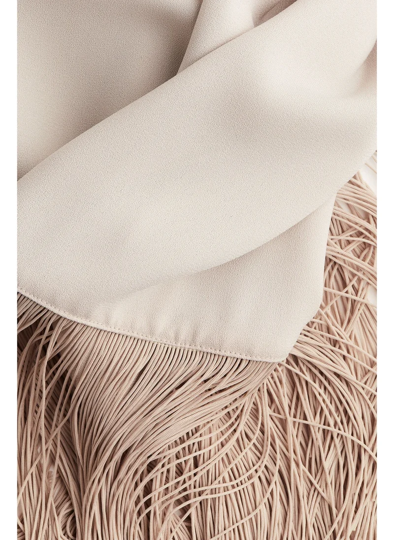 H&M Fringe-trimmed kaftan