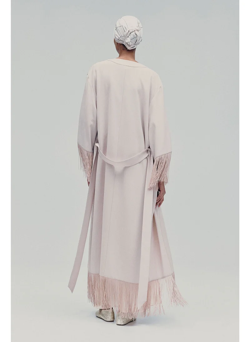 H&M Fringe-trimmed kaftan
