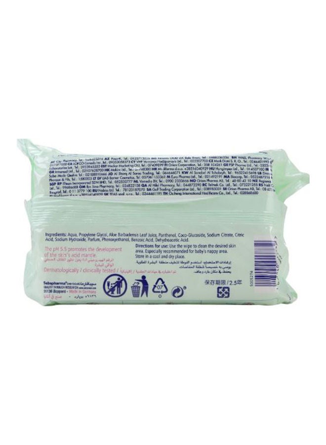 Sebamed 144 Piece Baby Wet Wipes And Baby Wipes With Aloe Vera - Image 3