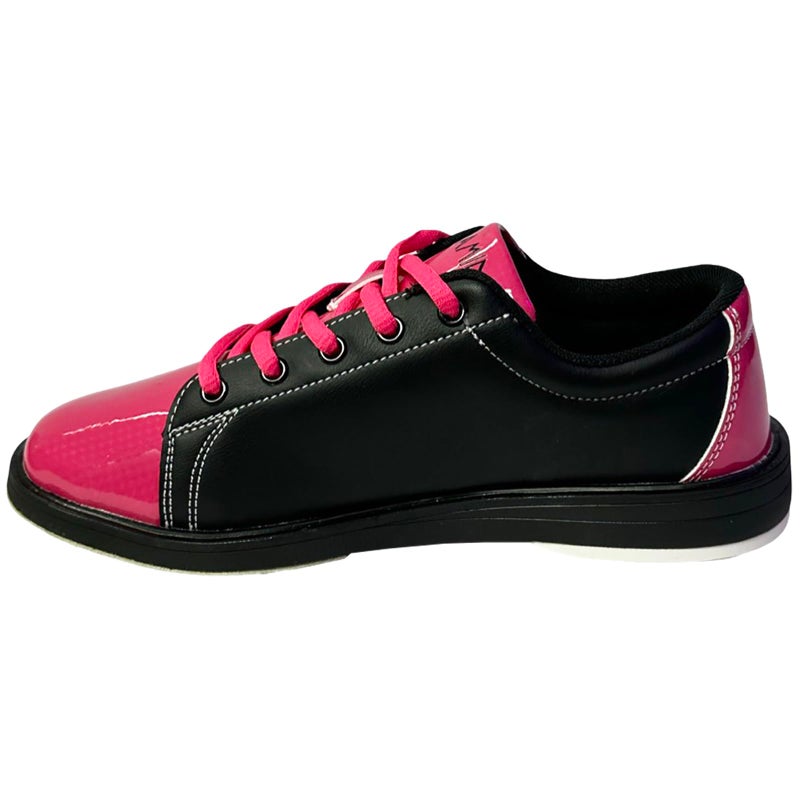 Pyramid Women's Rise Black/Hot Pink Bowling Shoes Size 8.5 - Image 2