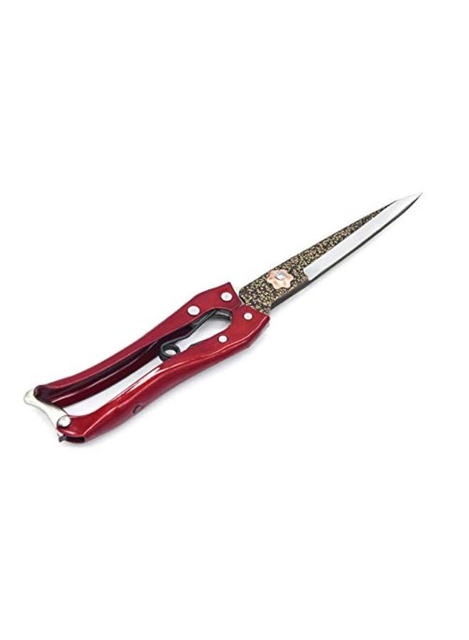 LCDCM Sheep Shear Alpaca Shears Cutting Cattle and Sheep Horse Hair Manual Cutting Multi Purpose Garden Shears (Red) - Image 1