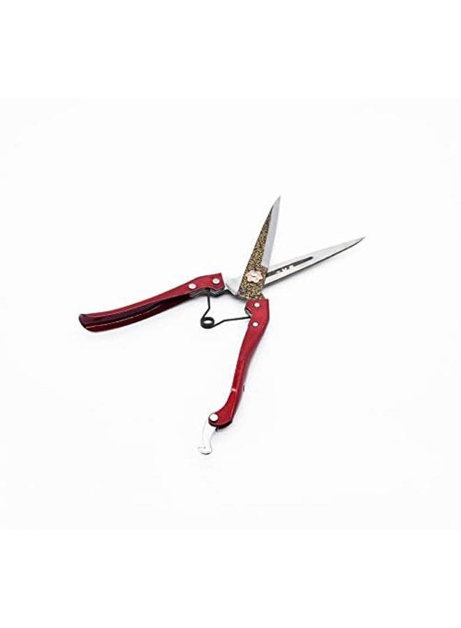 LCDCM Sheep Shear Alpaca Shears Cutting Cattle and Sheep Horse Hair Manual Cutting Multi Purpose Garden Shears (Red) - Image 4