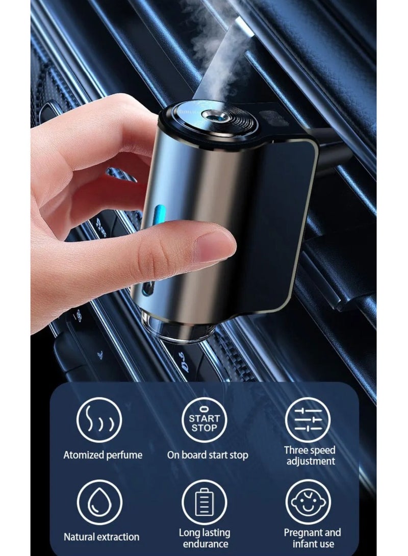 AROAQ Car Air Vent Humidifier Mist Aromatherapy Car Air Freshener Perfume Fragrance ( Fragrance Machine 1 Essential Oil 10ml 3 ) - Image 5