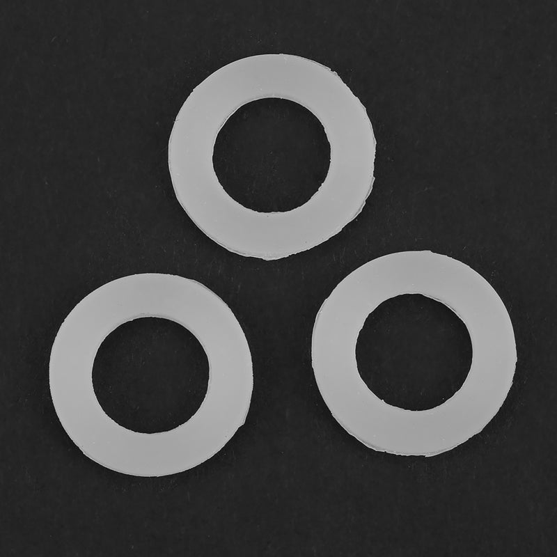 Silicone Gaskets 12-Piece Premium Durable Corrosion-Resistant Leak-Proof Seals - High Temperature Resistant Washers for Pipe Tap Sprayer Connections - Image 3