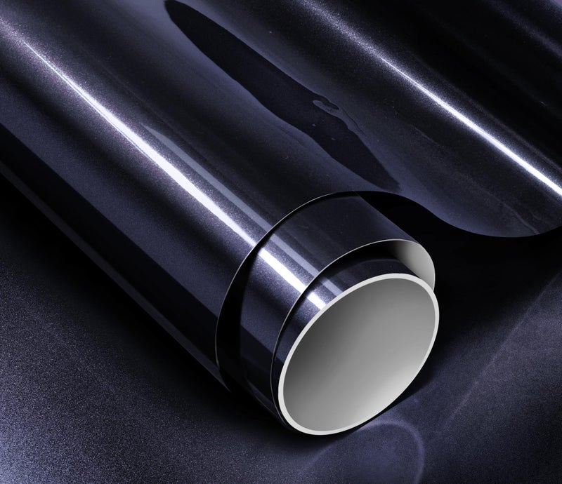 VViViD ColorFusion PPF by VViViD, Gloss Storm Grey Dry Apply PPF Vinyl Car Wrap Roll 1.3ft x 5ft - Image 4