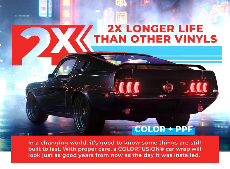 VViViD ColorFusion PPF by VViViD, Gloss Storm Grey Dry Apply PPF Vinyl Car Wrap Roll 1.3ft x 5ft - Image 3