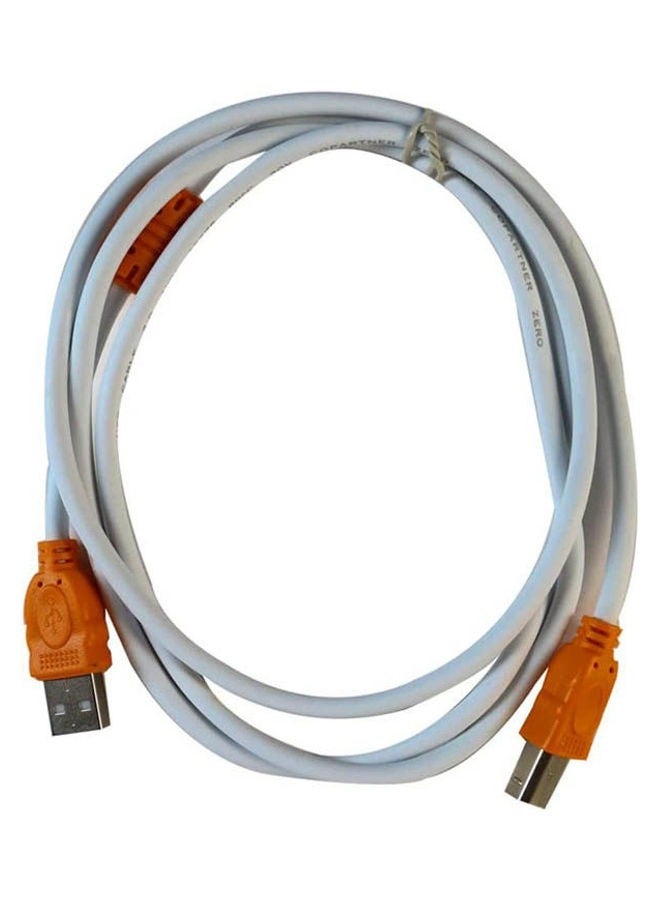 Zero Printer USB Cable 1.5m White  - Image 1