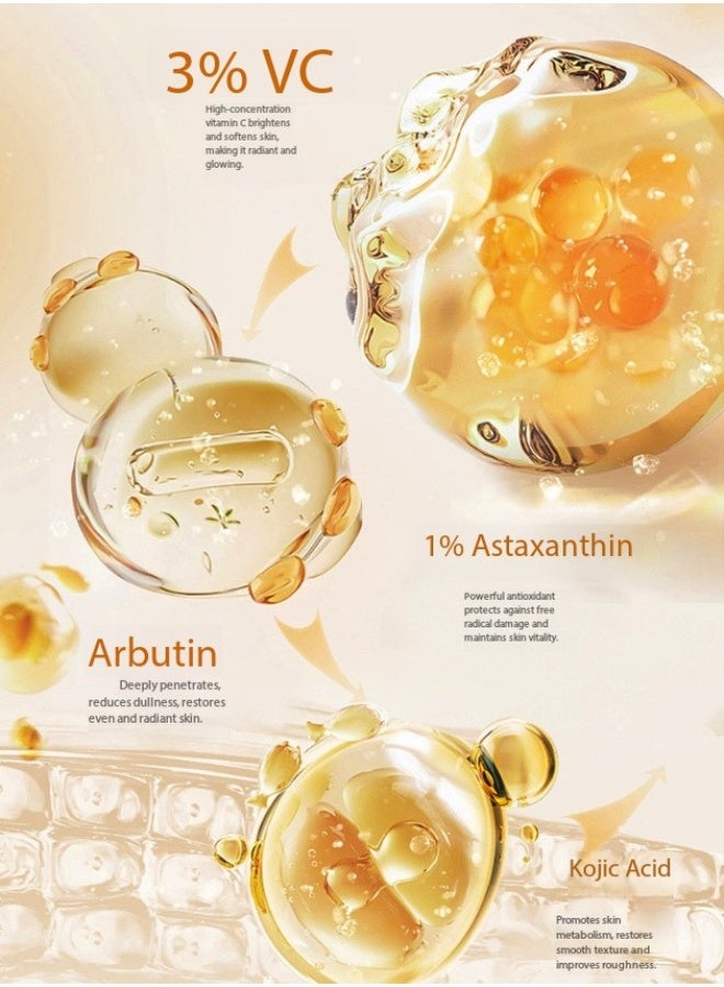 ميلاو سيروم أستازانتين ٣٠ مل - مع ٣٪ فيتامين سي، سيروم مضاد للأكسدة، يُفتّح لون البشرة ويُحسّن مظهرها الباهت. - Image 4