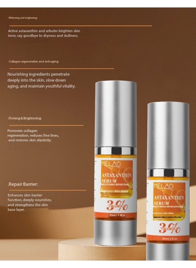 ميلاو سيروم أستازانتين ٣٠ مل - مع ٣٪ فيتامين سي، سيروم مضاد للأكسدة، يُفتّح لون البشرة ويُحسّن مظهرها الباهت. - Image 2