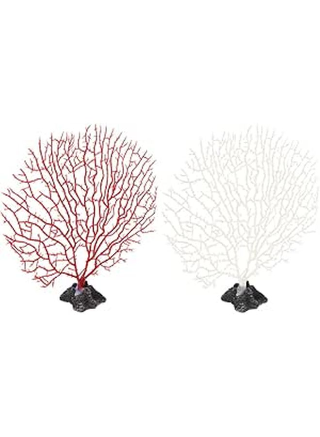2 Pcs Artificial Coral Sashimi Plate Decor for Japanese Cuisine Coastal - Image 1