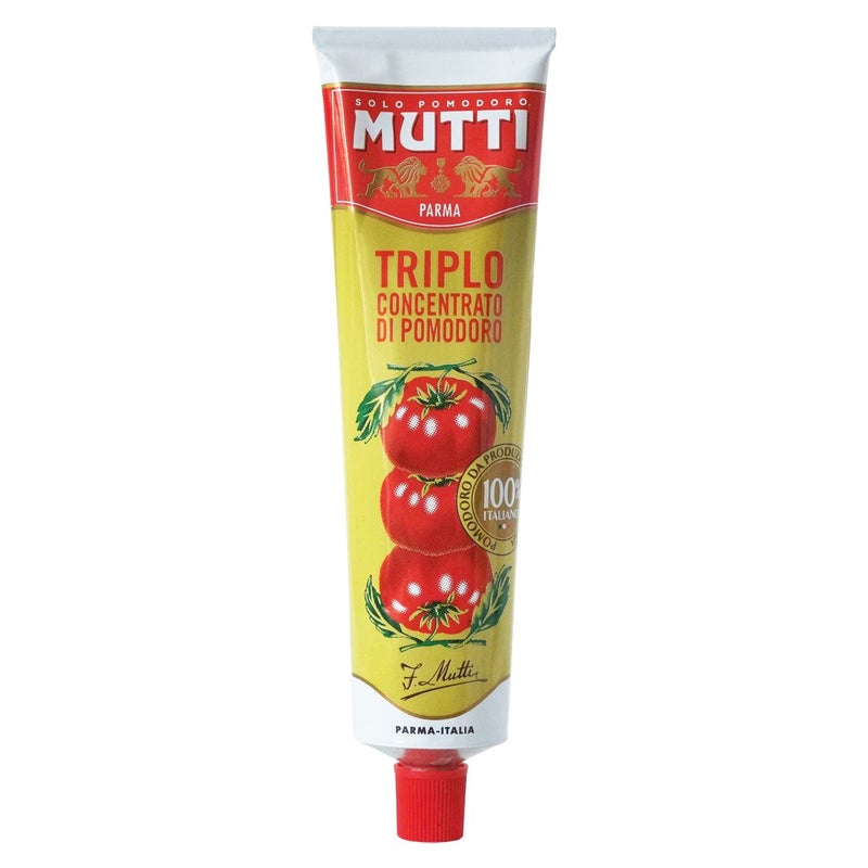 Mutti Triple Concentrated Tomato Paste (Triplo Concentrato), 6.5 oz. Tube |2 Pack | Italy’s #1 Brand of Tomatoes | Tube Tomato Paste | Vegan Friendly & Gluten Free | No Additives or Preservatives - Image 1