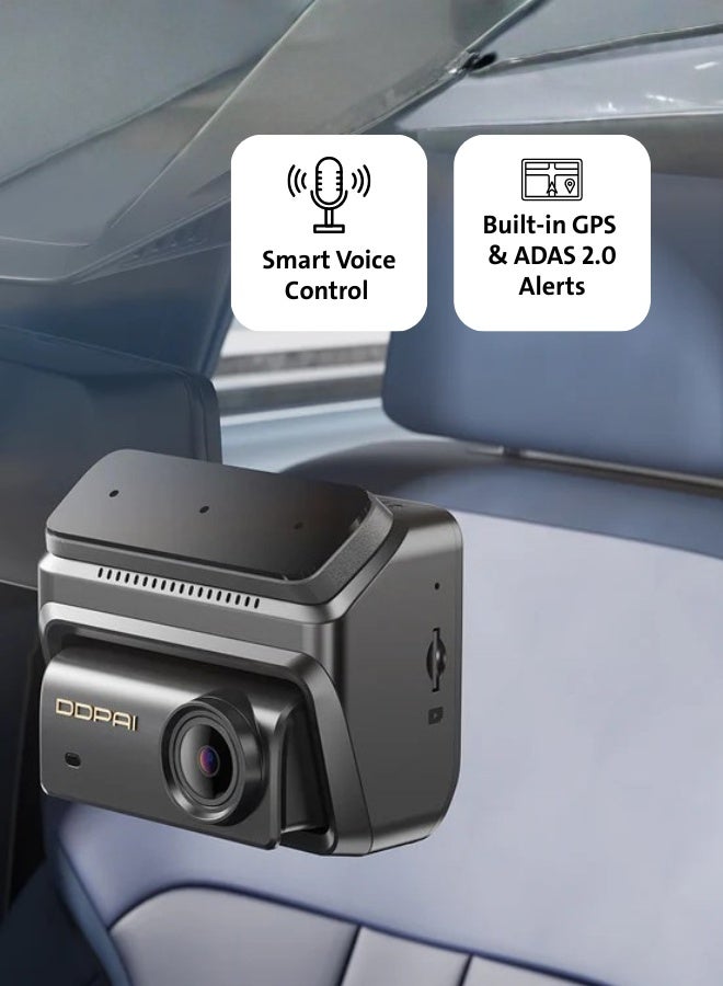 DDPAi Z90 Dash Cam, 4K Front & 2K Rear, GPS Supported - Image 3
