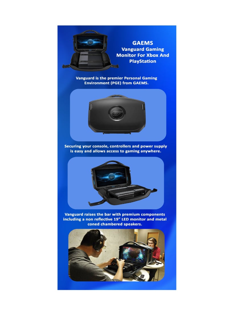 GAEMS - Vanguard Wired Gaming Monitor For Xbox & PlayStation - Image 1