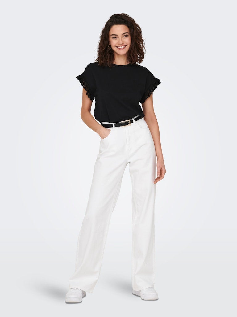 ONLY ONLIRIS S/S EMB TOP JRS - Image 3