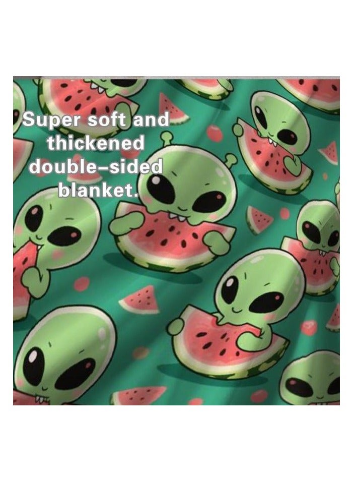 general Flannel thin blanket (warm and comfortable, suitable for sleep, gaming, dust removal and sandproof) 150cm*200cm - 264 - Image 1