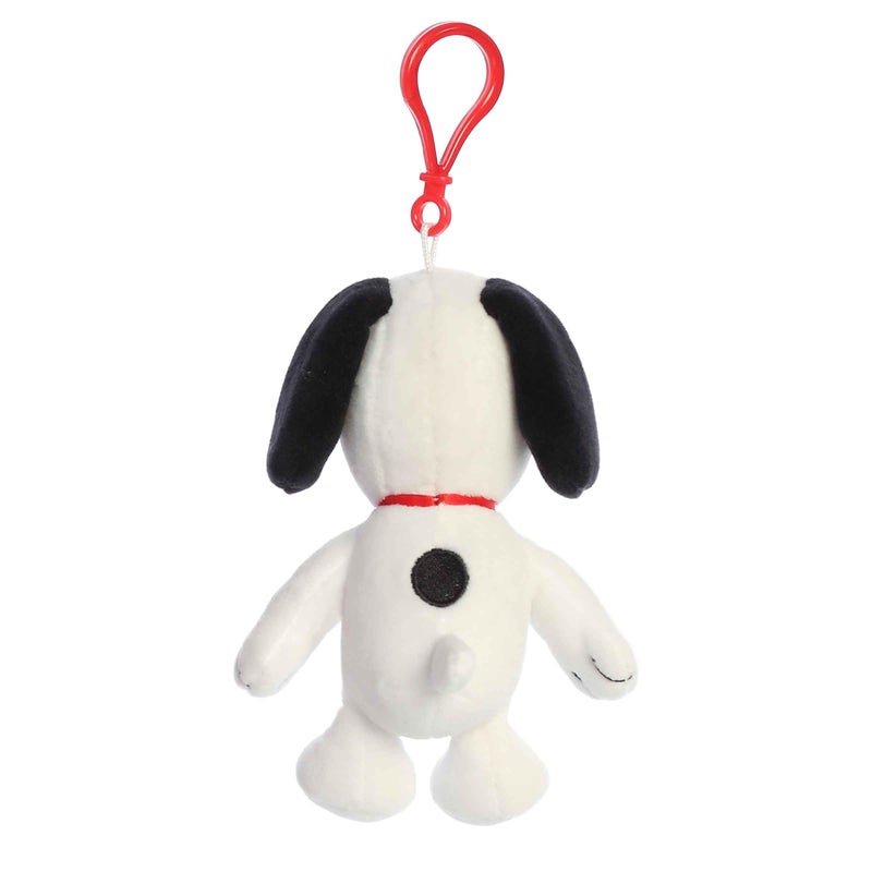 AuroraÂ® Adorable PeanutsÂ® Snoopy Clip-On Stuffed Animal - Officially Licensed Toys for All Snoopy Fans - Nostalgic Gift for Adults and Birthday Celebrations - White 4.5 Inches - Image 4