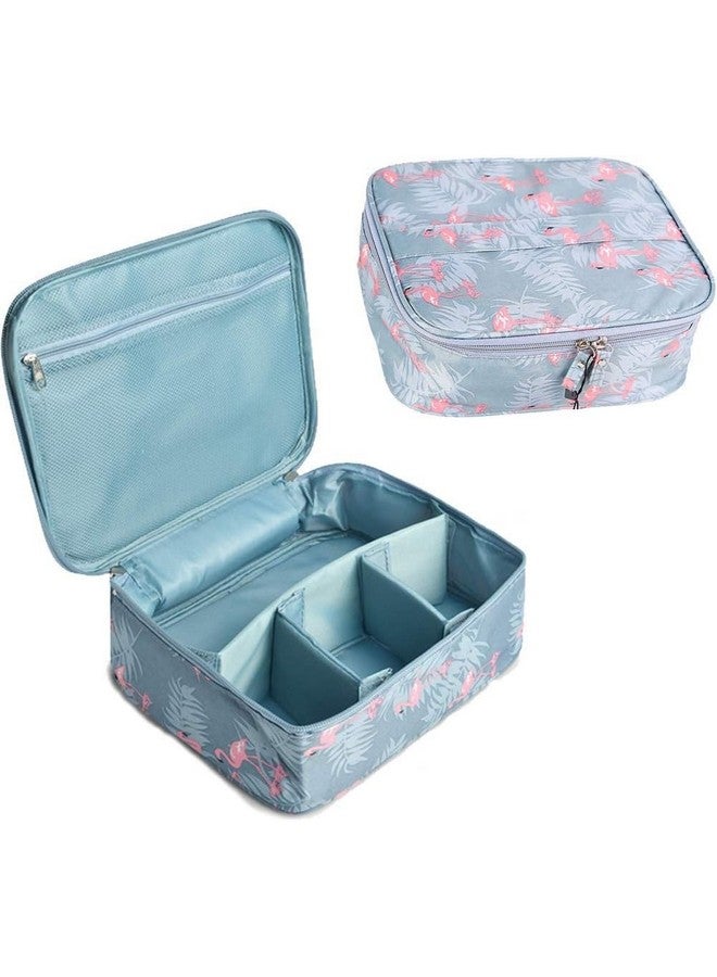 Niwlix Travel Makeup Cosmetic Organizer Bag Travel Pouch Cosmetic Bag Pouches for Women Toiletry Bag Makeup Bag for Women Travel Kit Makeup Pouch (Grey) - Image 1