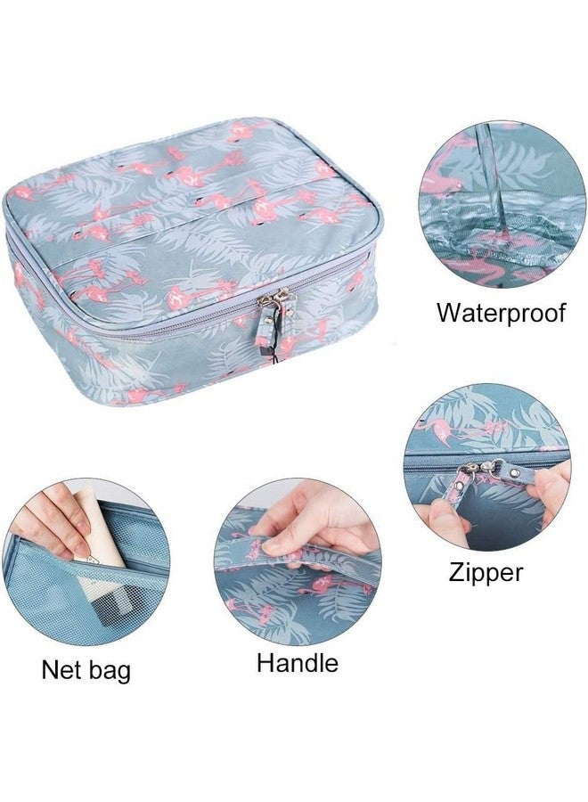 Niwlix Travel Makeup Cosmetic Organizer Bag Travel Pouch Cosmetic Bag Pouches for Women Toiletry Bag Makeup Bag for Women Travel Kit Makeup Pouch (Grey) - Image 5