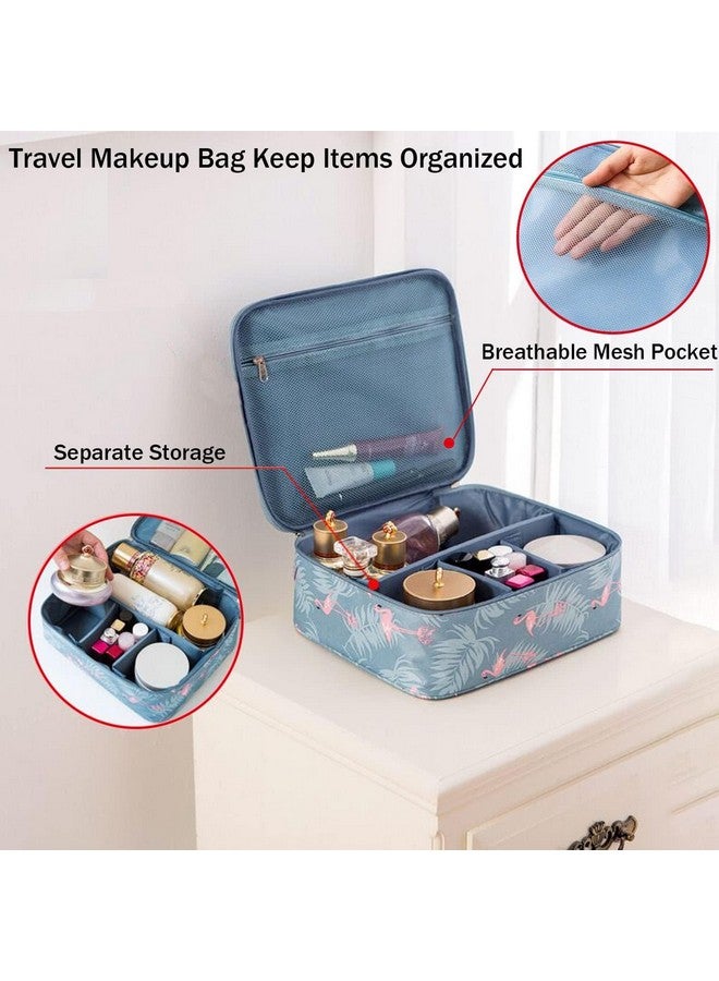Niwlix Travel Makeup Cosmetic Organizer Bag Travel Pouch Cosmetic Bag Pouches for Women Toiletry Bag Makeup Bag for Women Travel Kit Makeup Pouch (Grey) - Image 3