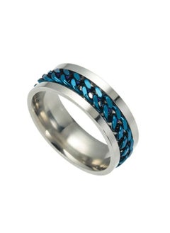 Silver/Blue