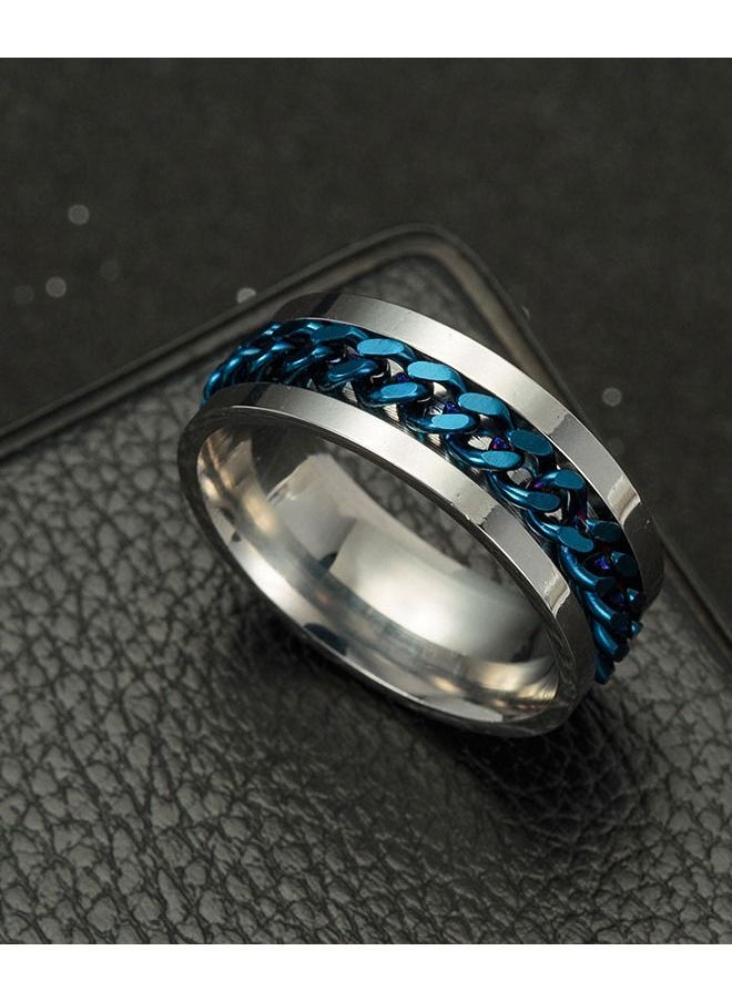 5esha - Chain Design Ring for Unisex - Image 1