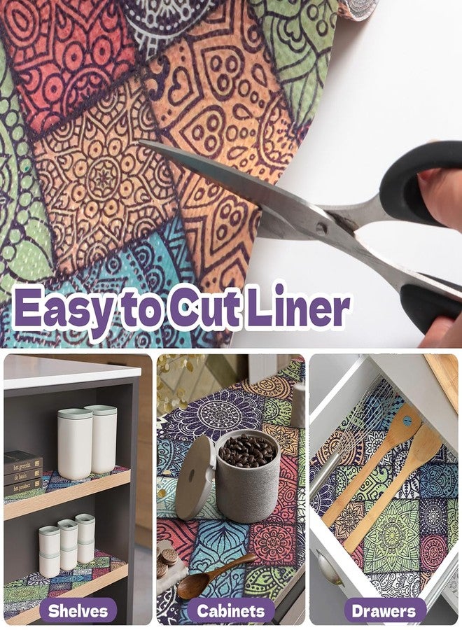 Quttisay Drawer and Shelf Liner for Kitchen Cabinets Non-Adhesive Drawer Liner,Non Slip Waterproof Cabinet Liner,Easy to Clean Strong Grip Kitchen Liner for Cupboard,Dresser,Shelves (12In x 10FT) - Image 4