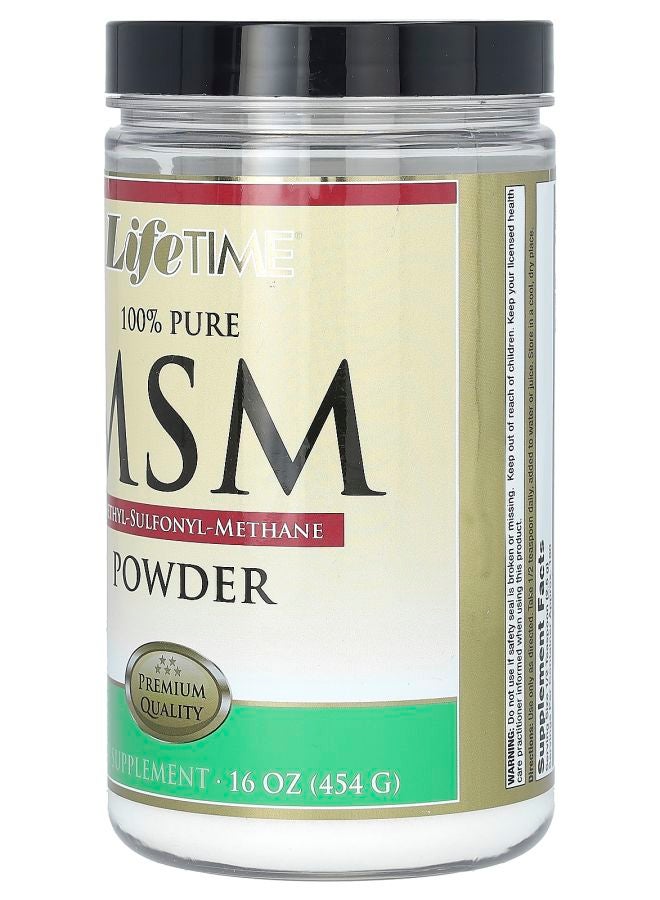 LifeTime Vitamins MSM Powder 16 oz (454 g) - Image 2