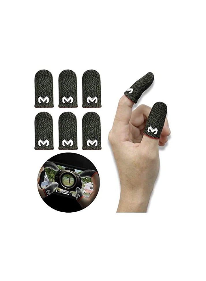 erorex Gaming Finger Set, Gaming Finger Sleeves for Mobile Game Controller, High-Sensitive Anti-Sweat Breathable Seamless Finger Sleeve - Image 1