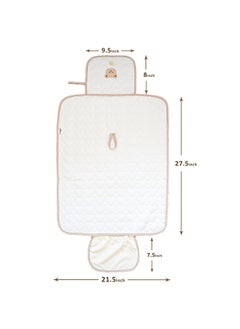 SYOSI Portable Changing Pad, Travel Changing Mat for Diaper Bag, Portable Diaper Changing Pad, Diaper Changing Pad Travel, Baby Travel Items, Newborn Essentials Must Haves, Water-Resistant Interior  - Image 5