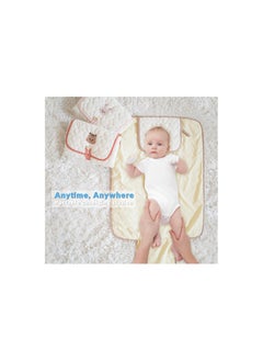 SYOSI Portable Changing Pad, Travel Changing Mat for Diaper Bag, Portable Diaper Changing Pad, Diaper Changing Pad Travel, Baby Travel Items, Newborn Essentials Must Haves, Water-Resistant Interior  - Image 2