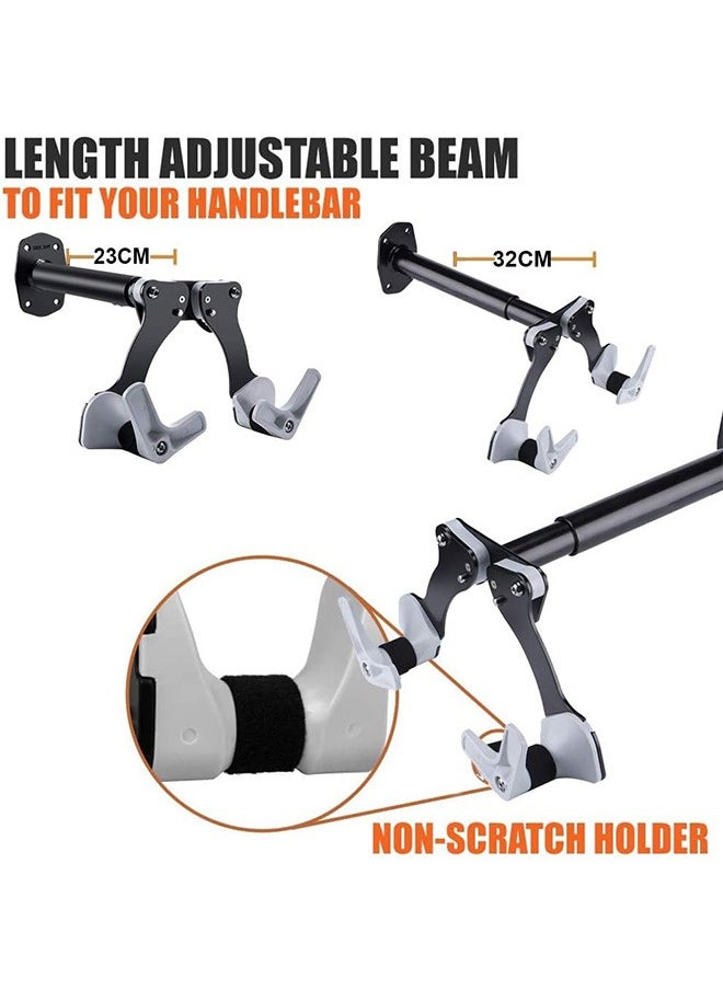 Garlo Horizontal Bicycle Bike Wall Hanger, Bike Hook Holder Storage Rack for Indoor Storage  - Image 3