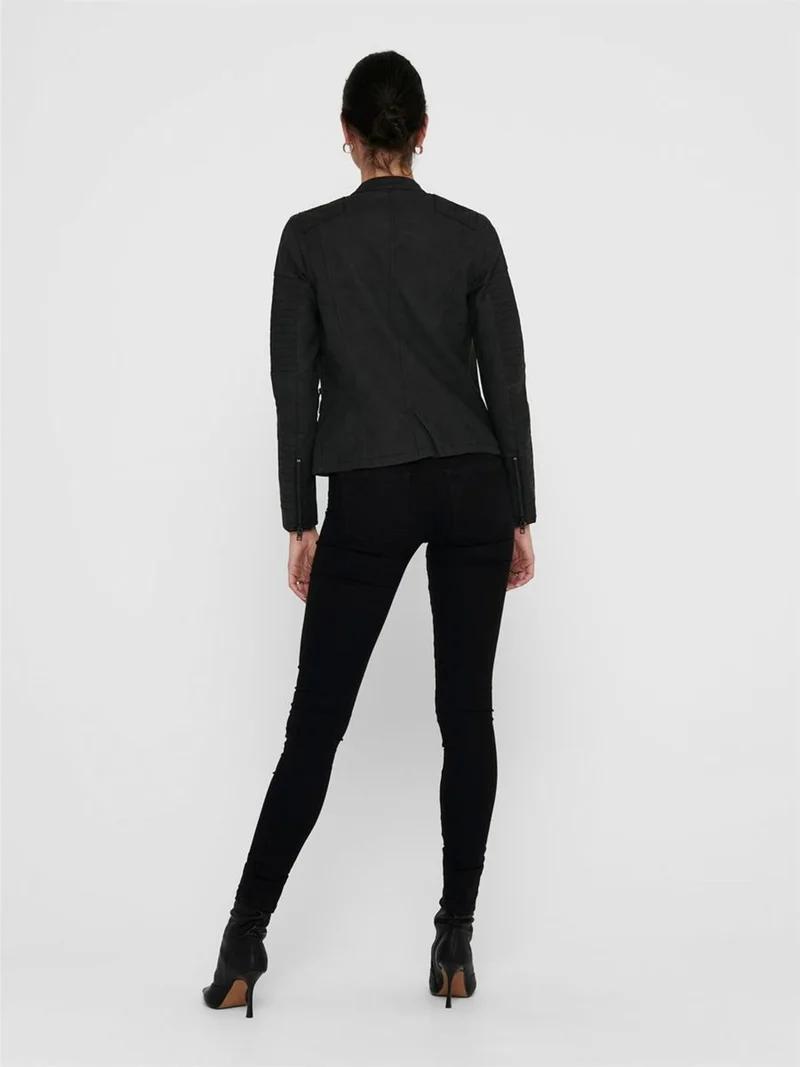 اونلي 15102997 Onlava Faux Leather Biker Otw Noos