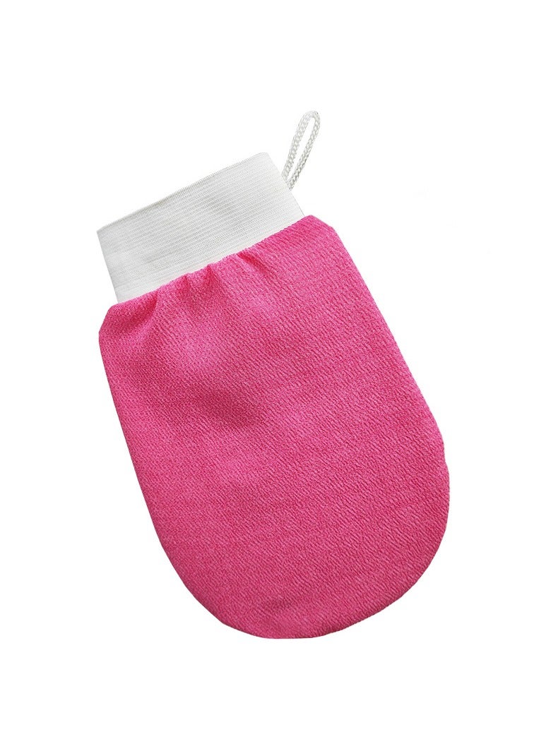 Three colours of scrubby bath towels . Moroccan single ply bath scrub bath towel. Removes dead skin. New Bath Gloves  - Image 4