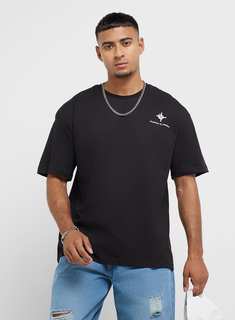 سفنتي فايف تيشيرت أوفر سايز برسومات - Image 2