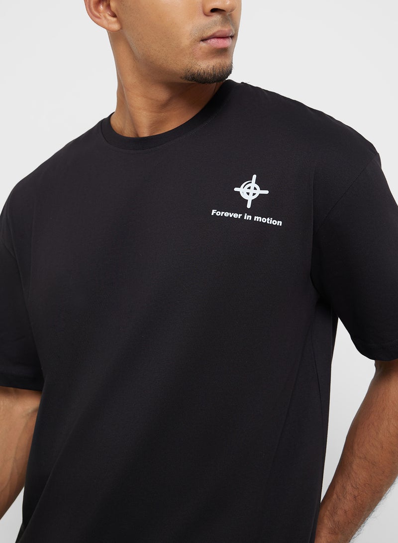 سفنتي فايف تيشيرت أوفر سايز برسومات - Image 3