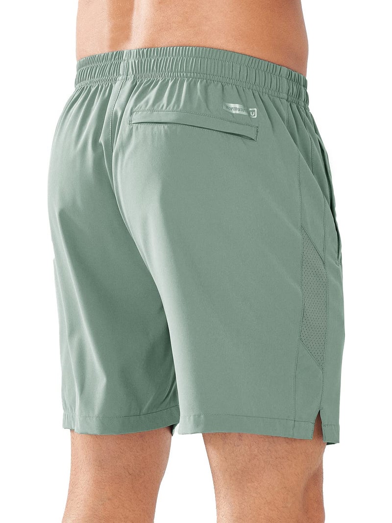 NORTHYARD Men's Running Athletic Shorts 5"/ 7"/ 9" Workout Gym Short Tennis Quick Dry Active Sport Hiking Basketball-5'' LODENFROST-L - Image 3