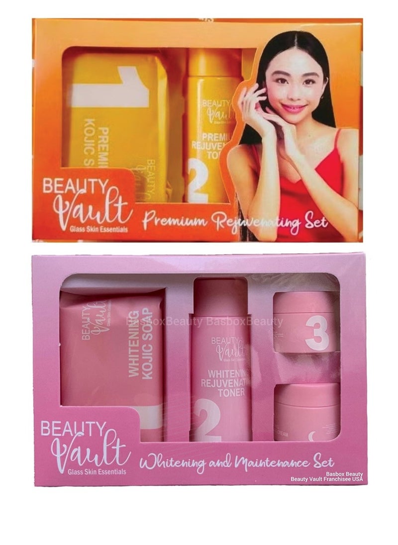 Beauty Vault Premium Rejuvenating Set & Whitening and Maintenance Set For Beauty Vault  - Image 1