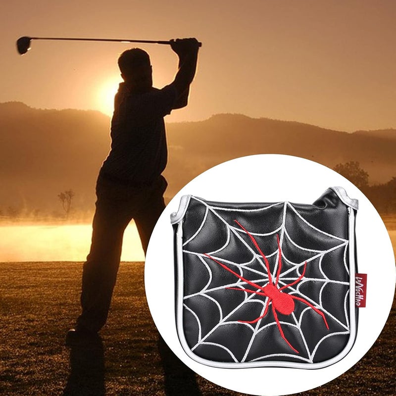 كلاراكو غطاء مضرب غولف مربع الشكل، مصنوع من جلد البولي يوريثان، غطاء رأس المضرب، إغلاق مغناطيسي - Image 2