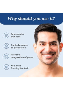 Man Matters 1% Salicylic Acid Oil Control Face and Beard Wash For Men - Fights Acne and Beard Dandruff - 1% Glycolic Acid - 120 ml  - Image 4