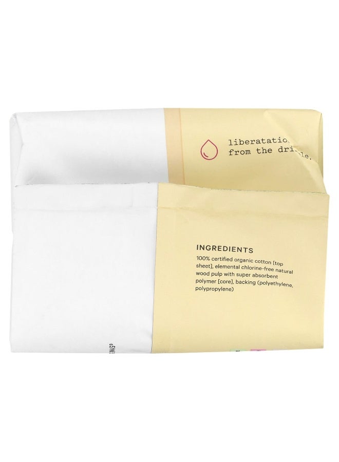 The Honey Pot Company, 100% Organic Cotton Cover Incontinence Daytime Pads, 16 Count - Image 2