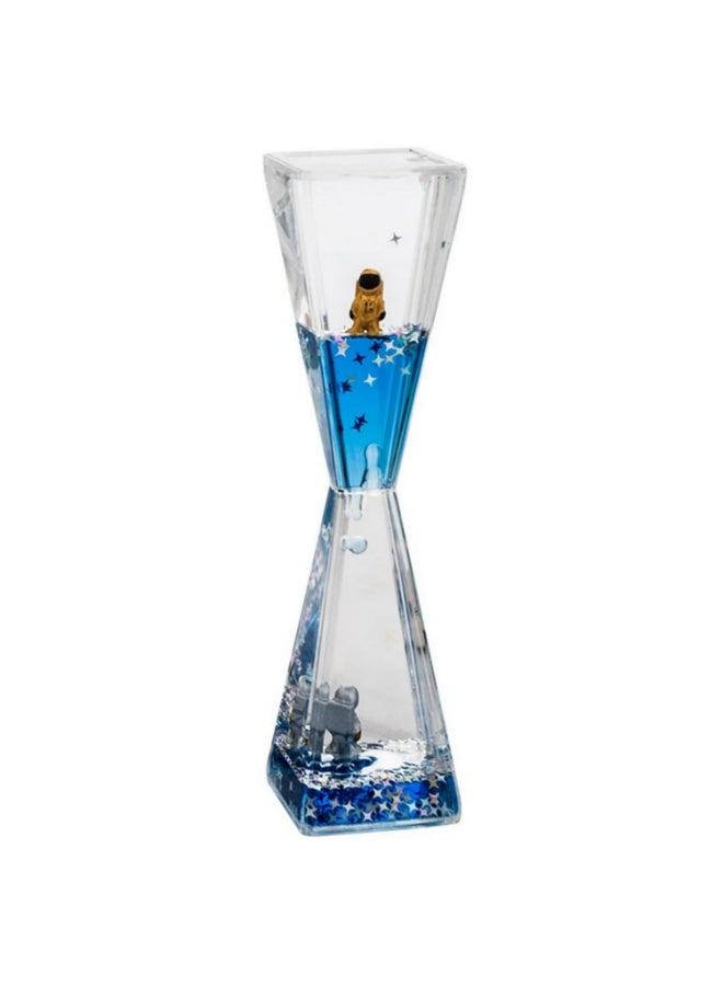 1Pcs Creative Spaceman Hourglass Timer with Liquid Quicksand for Home Office Desk Decor Cute Astronaut Oil Drip Sand Clock as Decompression Ornaments - Image 1