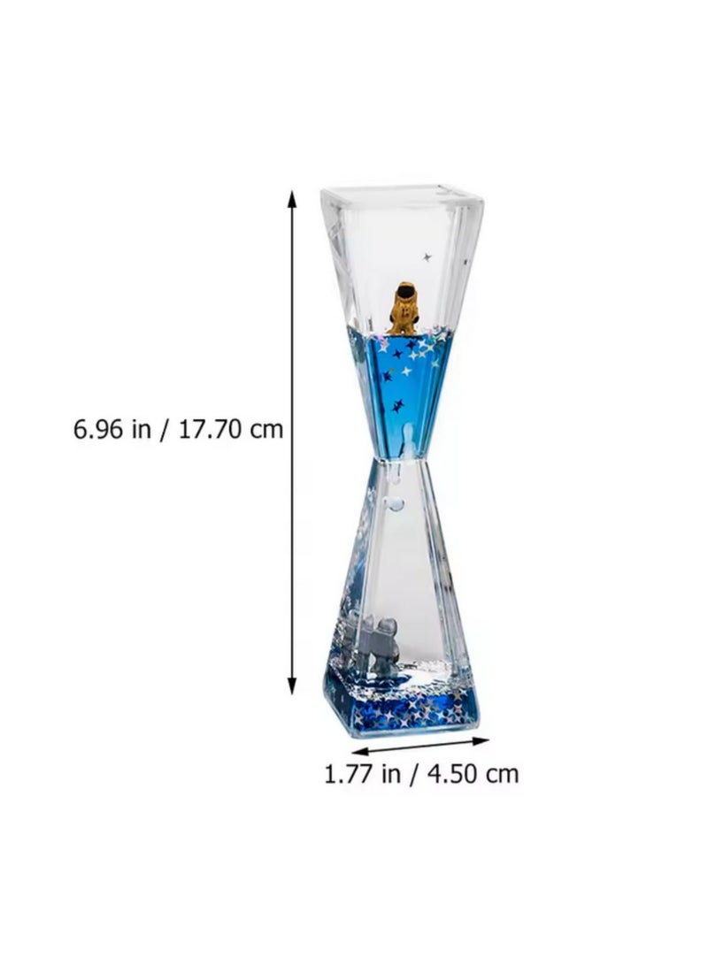 1Pcs Creative Spaceman Hourglass Timer with Liquid Quicksand for Home Office Desk Decor Cute Astronaut Oil Drip Sand Clock as Decompression Ornaments - Image 3