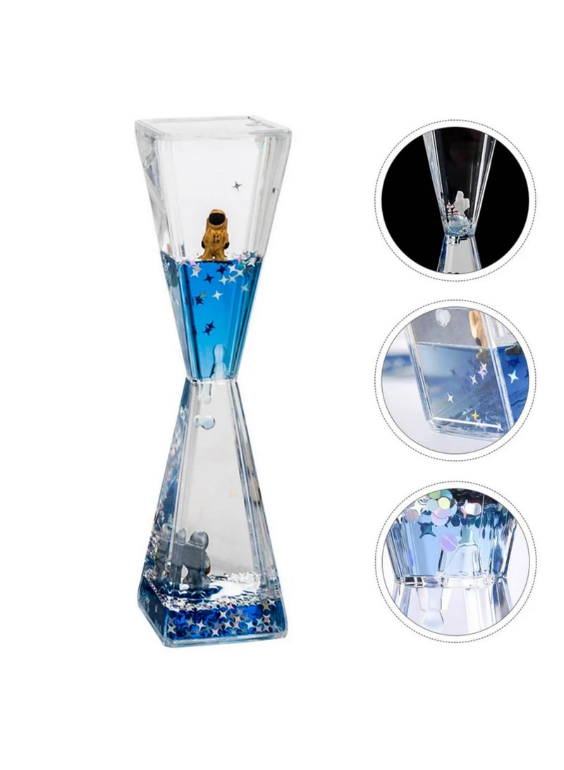 1Pcs Creative Spaceman Hourglass Timer with Liquid Quicksand for Home Office Desk Decor Cute Astronaut Oil Drip Sand Clock as Decompression Ornaments - Image 5